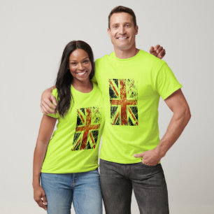 Vintage Union jack UK flag distressed design T-Shirt