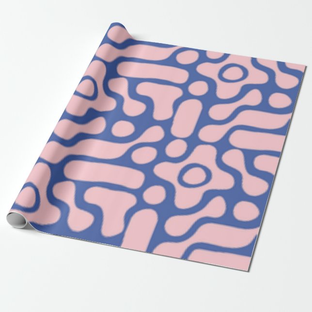 vintage unique holiday gift wrapping paper designs (Unrolled)