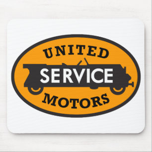Vintage United Service Motors sign Mouse Mat