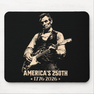 Vintage United States 250 Anniversary Abe Lincoln Mouse Mat