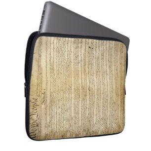 Vintage United States Constitution Laptop Sleeve