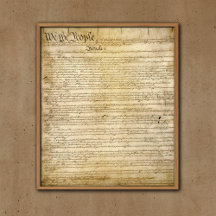 Vintage United States Constitution