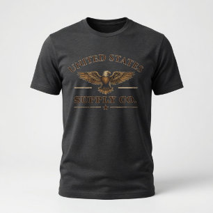 Vintage United States Supply Co Eagle Patriotic  T-Shirt