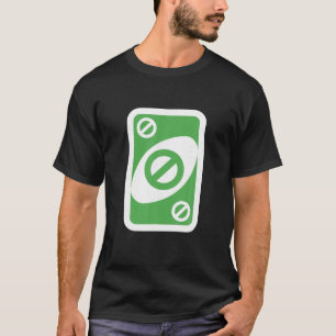Vintage Uno Lover Cards Costume Halloween Skip Fam T-Shirt