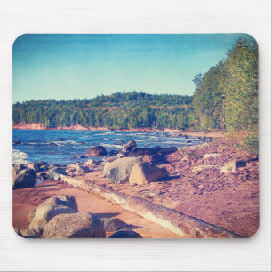 Vintage Upper Peninsula Mouse Mat