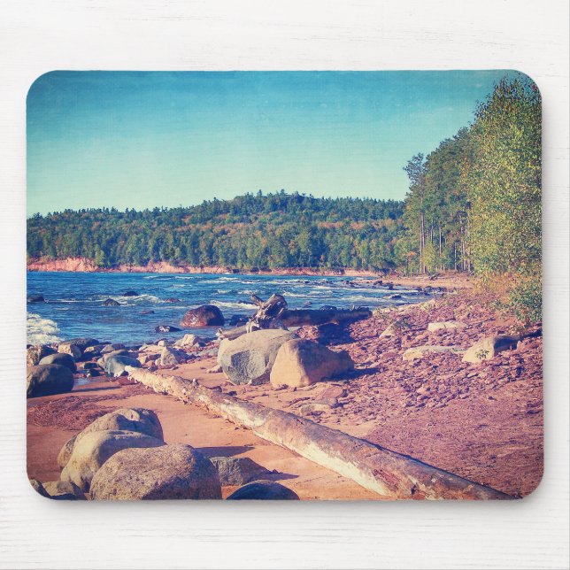 Vintage Upper Peninsula Mouse Mat (Front)
