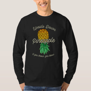 Vintage Upside Down Pineapple Subtle Swinger T-Shirt