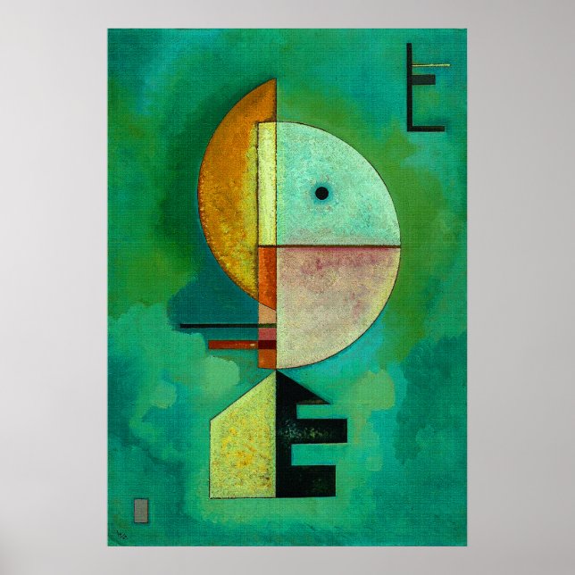 Vintage Upward -  Kandinsky Abstract Art Poster (Front)