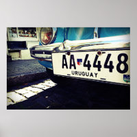Vintage Uruguay Car South America Travel