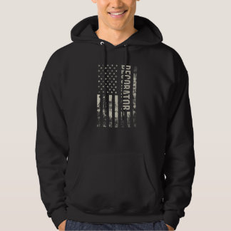 Vintage US American Flag Decorator Premium Hoodie