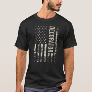 Vintage US American Flag Decorator Premium T-Shirt