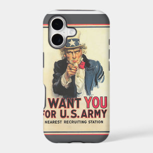 Vintage US Army Recruitment Poster IPhone case