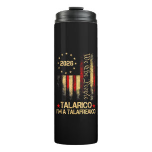 Vintage US Flag 2026 Patriotic Political Supporter Thermal Tumbler