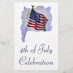 Vintage US Flag Custom Flyer