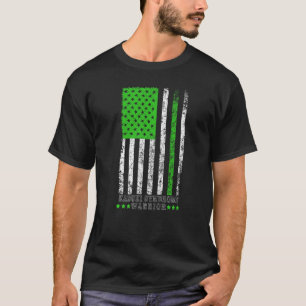 Vintage US Flag Kabuki Syndrome Warrior Fighter T-Shirt