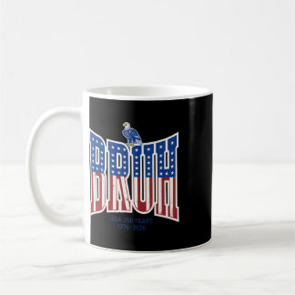 Vintage Usa 1776-2026 Patriotic 250 Years Bruh Coffee Mug