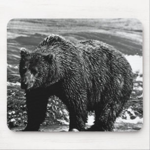 Vintage USA Alaska brown bear Case-Mate iPhone Cas Mouse Mat