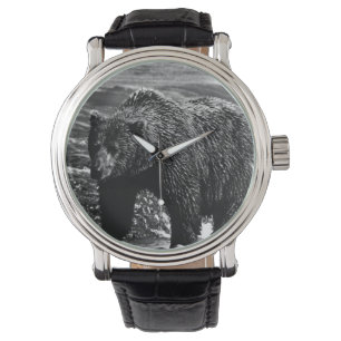 Vintage USA Alaska brown bear Watch
