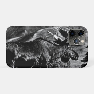 Vintage USA Alaska bull moose iPhone 11 Pro Case