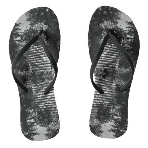 Vintage USA Alaska deluxe outhouse Flip Flops