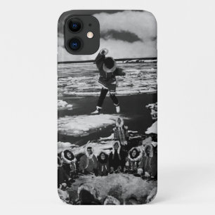Vintage USA Alaska eskimo blanket tossing iPhone 11 Case