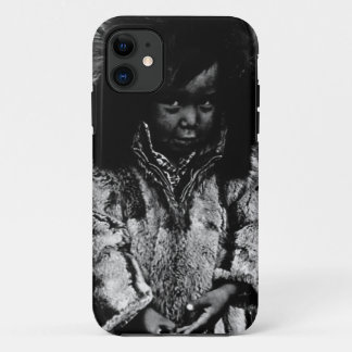 Vintage USA Alaska eskimo boy iPhone 11 Case