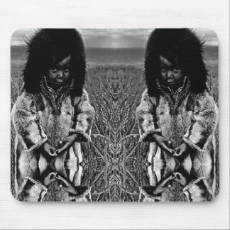 Vintage USA Alaska eskimo boy Mouse Pad