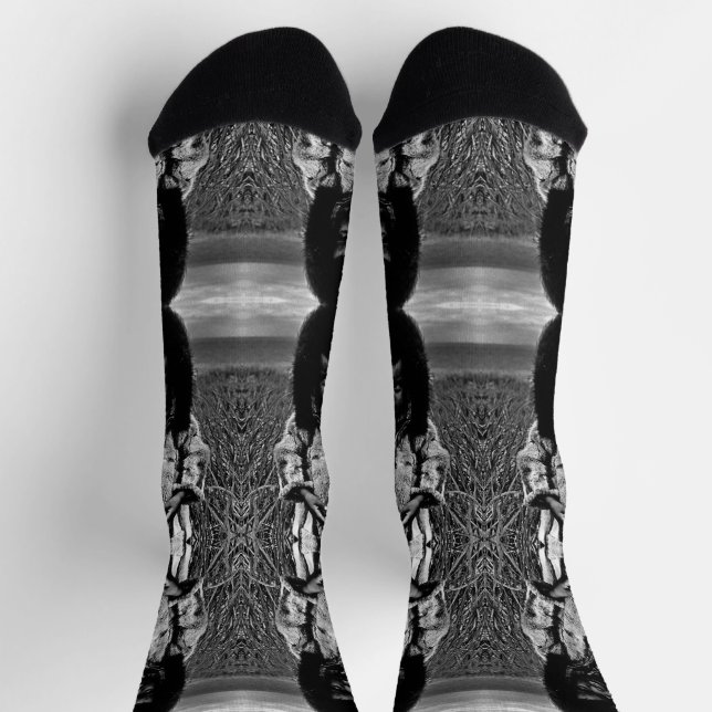 Vintage USA Alaska eskimo boy Socks (Top)