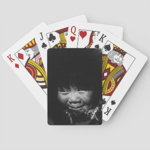 Vintage USA Alaska eskimo child Jigsaw Puzzle Playing Cards