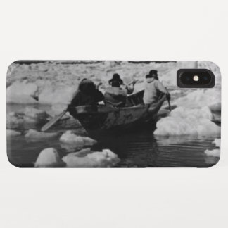 Vintage USA Alaska Eskimo hunters iPhone XS Max Case