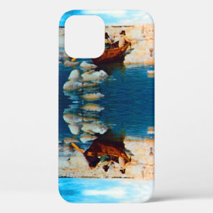 Vintage USA Alaska Eskimo hunters iPhone 12 Pro Case