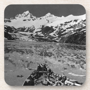 Vintage USA Alaska glacier bay national monument Coaster