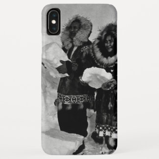 Vintage USA Alaska igloo builders iPhone XS Max Case