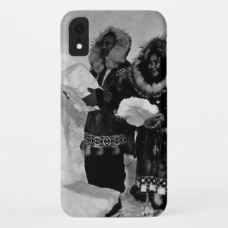 Vintage USA Alaska igloo builders iPhone XR Case