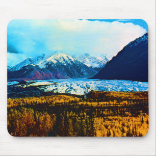 Vintage USA Alaska Matanuska glacier Mouse Mat