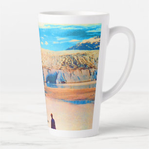 Vintage USA Alaska Mendenhall glacier Juneau Latte Mug