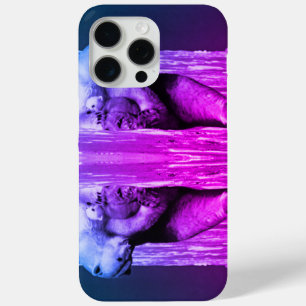 Vintage USA Alaska mother polar bear iPhone 15 Pro Max Case