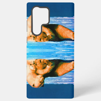 Vintage USA Alaska mother polar bear Samsung Galaxy Case