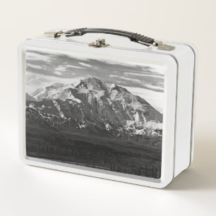Vintage USA Alaska Mt Mckinley national park Metal Lunch Box