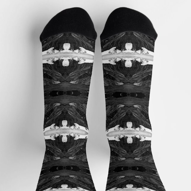 Vintage USA Alaska Mt Mckinley national park Socks (Top)