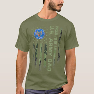 Vintage USA American Camo Flag Proud To Be An US T-Shirt