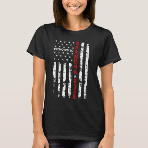 Vintage USA American Flag Again Soon To Be Grandma T-Shirt