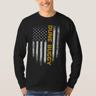 Vintage USA American Flag Dune Buggy Sand Driver R T-Shirt