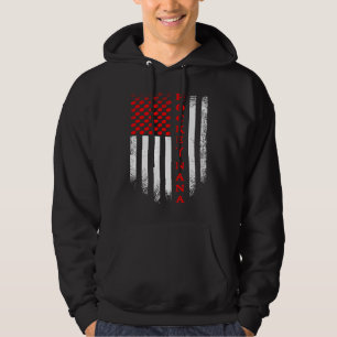 Vintage USA American Flag Hockey Nana Patriotic Di Hoodie