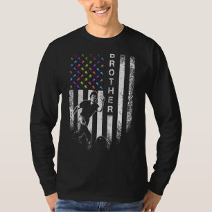 Vintage Usa American Flag Proud Bowling Brother Bo T-Shirt
