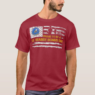 Vintage USA American Flag Proud To Be A US Bonus T-Shirt