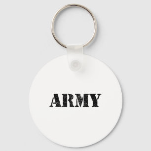 Vintage Usa Army I Military Green Us Army Key Ring