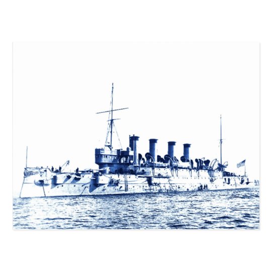 Vintage USA Battleship Postcard