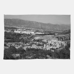 Vintage USA California Hollywood Universal studio Tea Towel