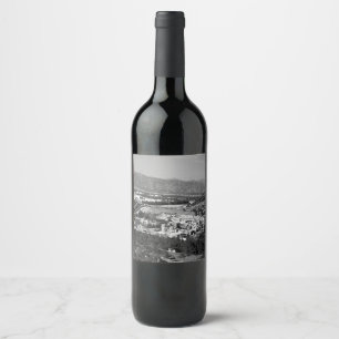 Vintage USA California Hollywood Universal studio Wine Label